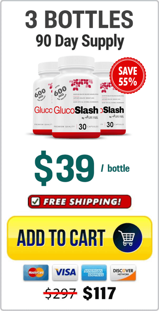 GlucoSlash 3 Bottle