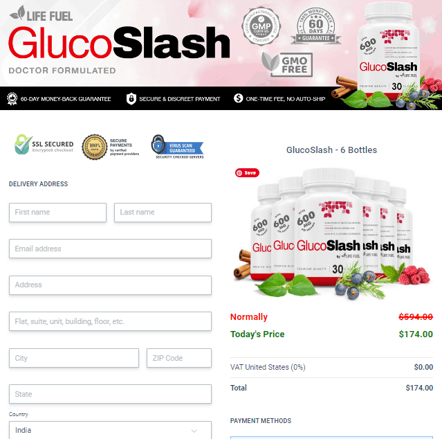 GlucoSlash Order Form